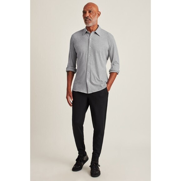 Bonobos Stretch Jersey Everyday Men's Shirt Buttondown Standard Fit L New 277849 - Picture 1 of 5